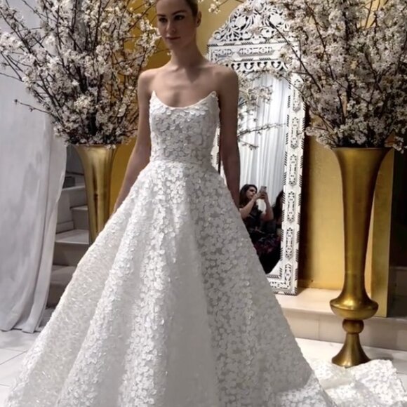 Reem Acra "Blooming Collection" 2024 Spring Size 10 - Picture 2 of 8